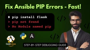 How to Debug ansible.builtin.pip Errors